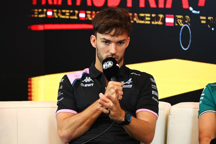 Pierre Gasly in Österreich