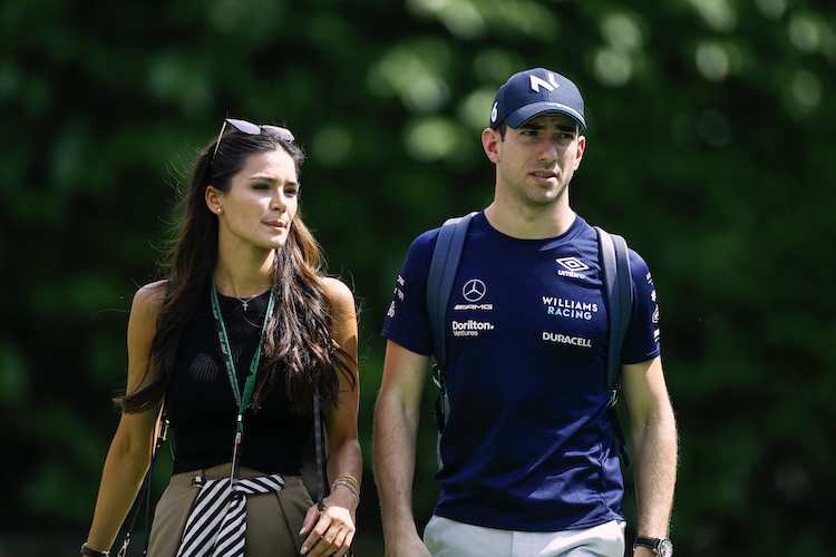 Nicholas Latifi mit seiner Freundin Sandra Dziwiszek