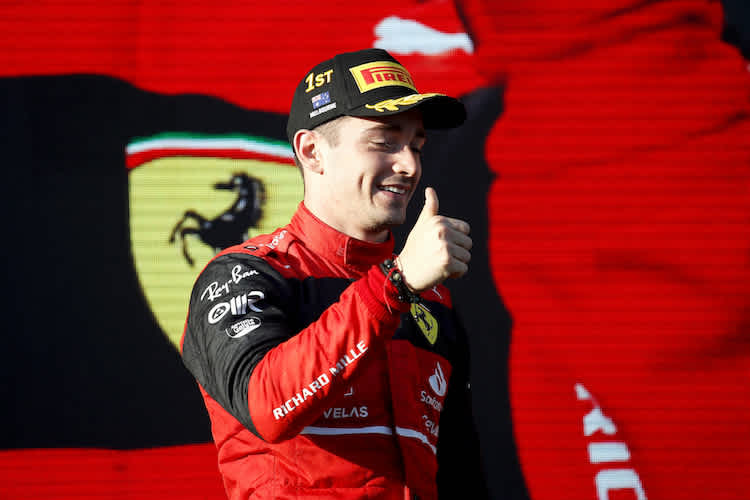 Ferrari-Ass Charles Leclerc