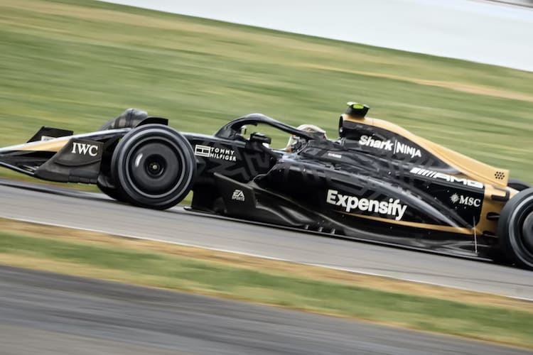 Der Rennwagen von APX GP