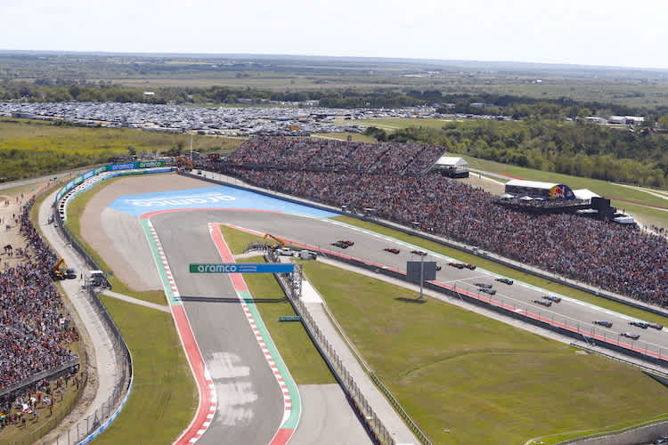 Start zum Grand Prix der USA 2021