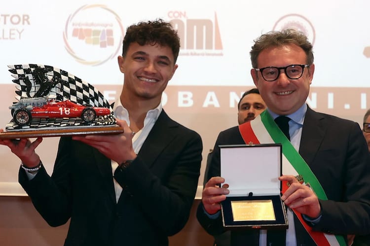 Lando Norris (links)