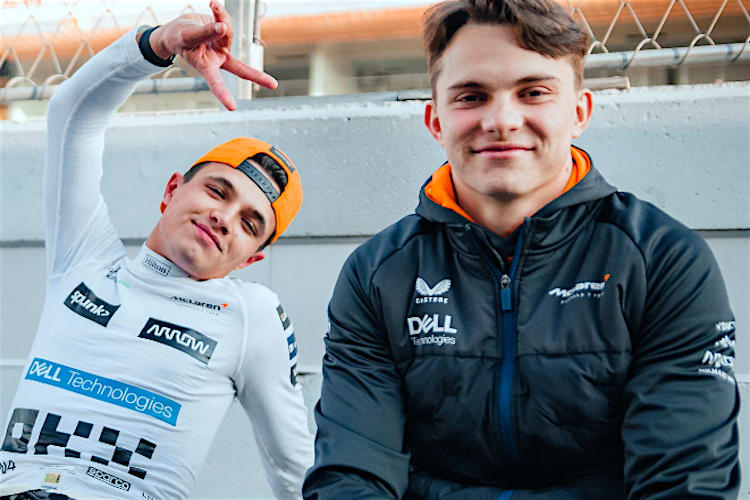 Lando Norris und Oscar Piastri