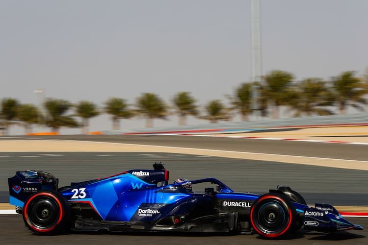 Alex Albon in Bahrain