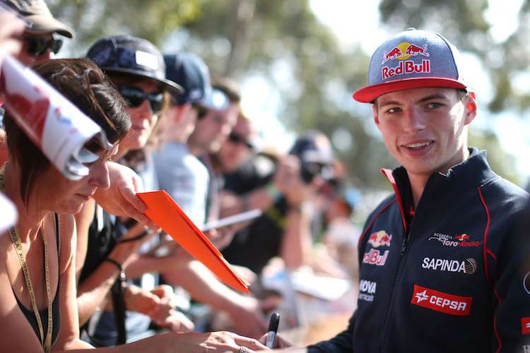 Max Verstappen in Melbourne 2015