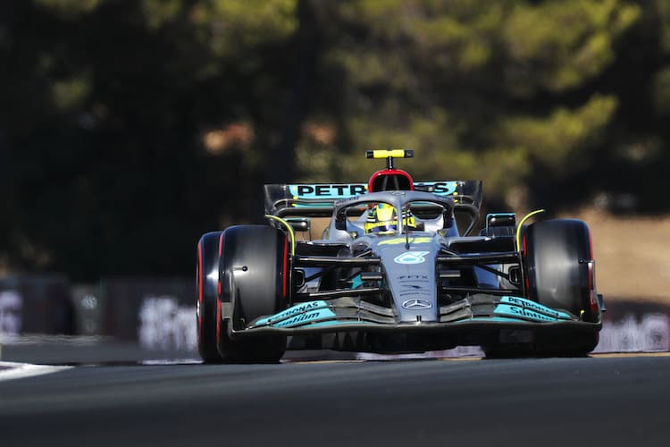 Lewis Hamilton: Vierter, aber nicht nahe genug an der Spitze