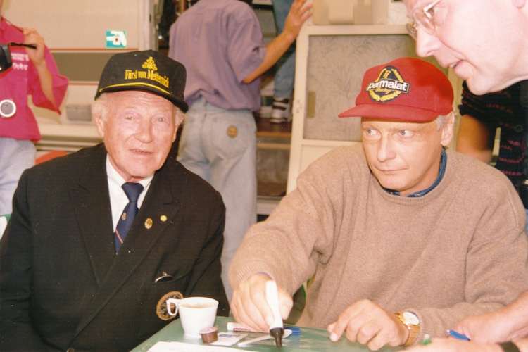 Nicht unbedingt Freunde: Löwinger, Lauda 1977