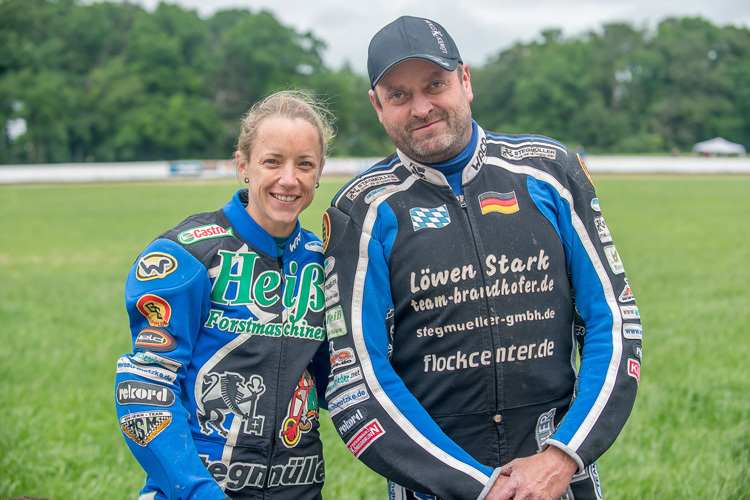 Markus Brandhofer und seine neue Beifahrerin Sandra Mollema