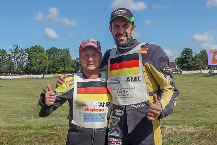Markus Venus (r.) und Markus Eibl vor ihrem EM-Sieg 2022 in Eenrum