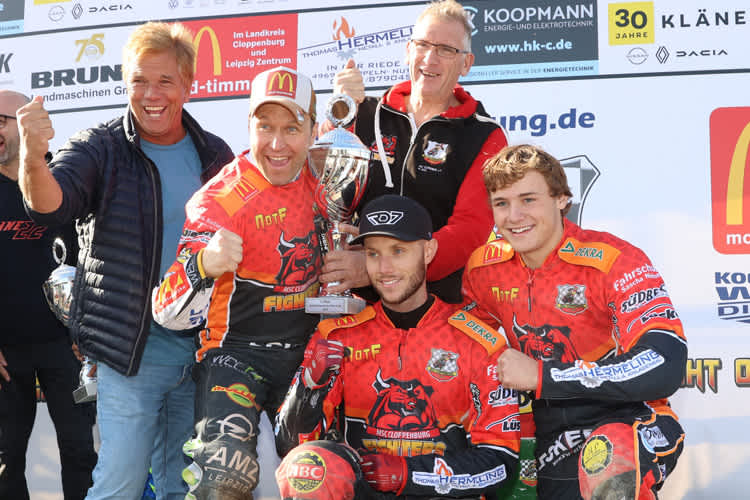 Das siegreiche Team des MSC Cloppenburg