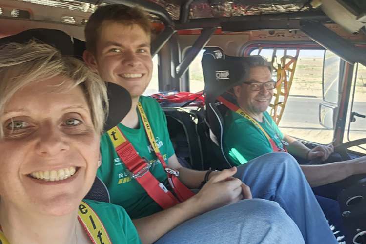 Christian, Matias und Ursula Ruppert (von rechts) 