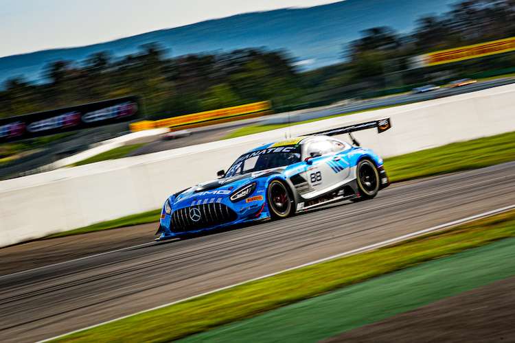 Mercedes-AMG-Sieg beim Heimspiel in Baden-Württemberg: Timur Boguslavskiy und Raffaele Marciello gewinnen im zweiten Lauf im Akkodis ASP-Fahrzeug