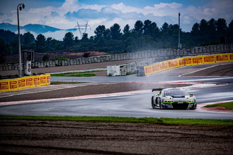 Simon Gachet kam mit seinem Sainteloc Racing Audi am besten mit den Witterungsbedingungen klar