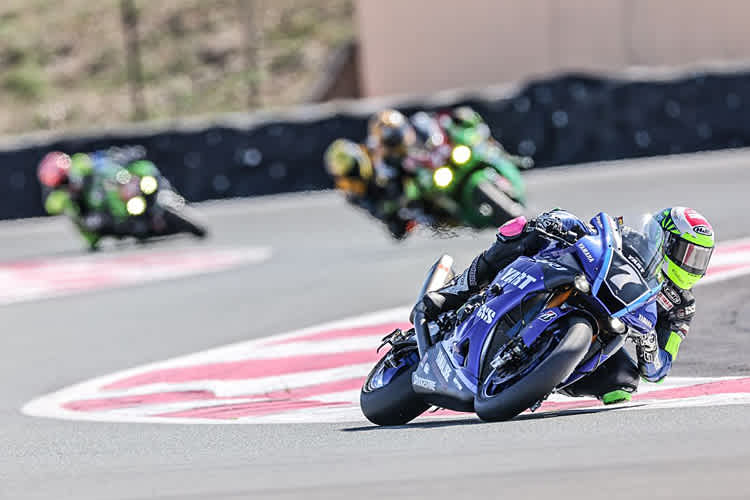 Der Deutsche Marvin Fritz bei seiner Aufholjagd