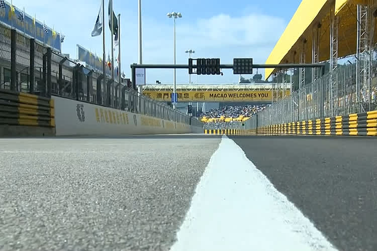 Der Startplatz blieb am Samstagnachmittag beim Macau Motorcycle Grand Prix leer