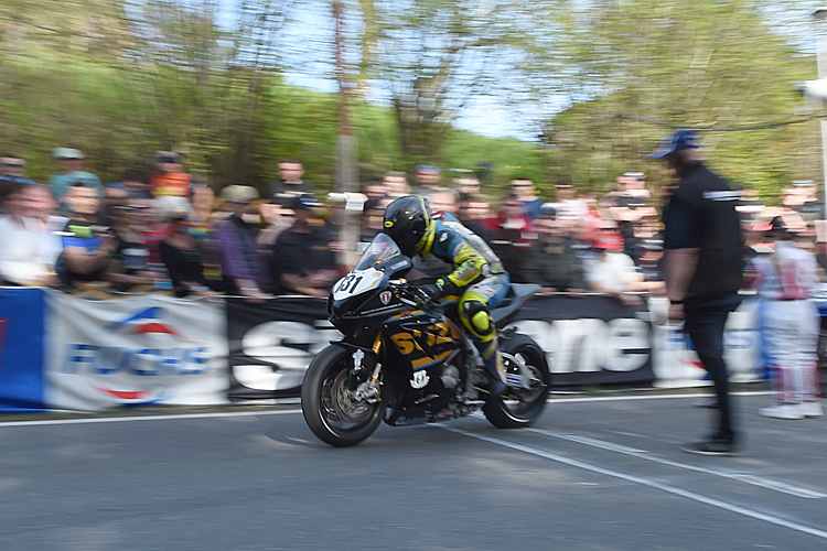 Thomas Berghammer auf dem Weg zur Trainingsbestzeit