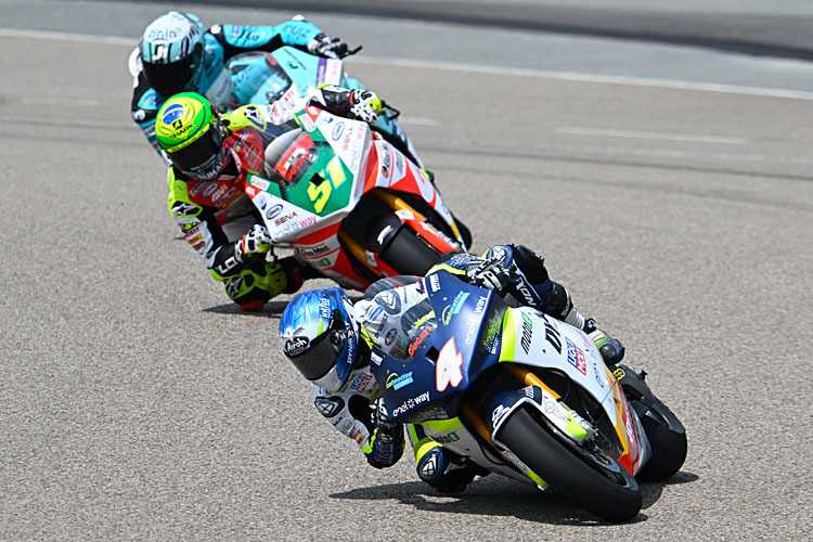 Hector Garzó ist im richtigen Moment an erster Stelle