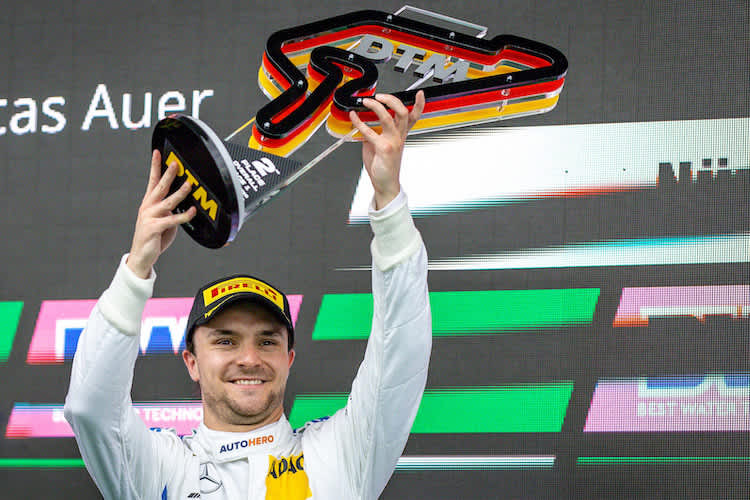 Auf dem Nürburgring feierte Lucas Auer zwei Podestränge