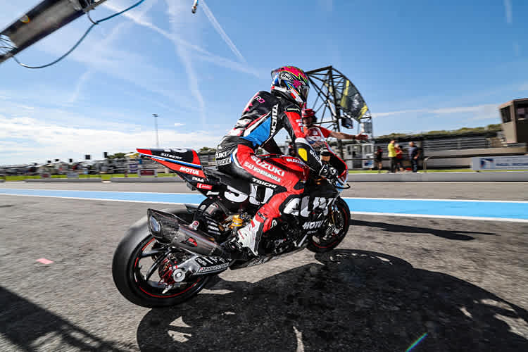 Yoshimura SERT Motul gab im ersten Qualifying für den 86. Bol d'Or den Ton an