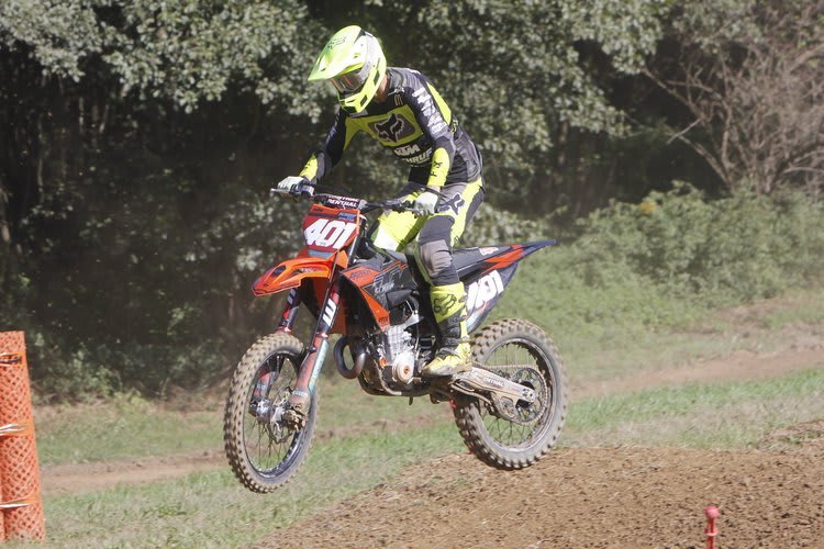 Marcel Stauffer gewann die Open- und MX2-Kategorie der Motocross-ÖM 2023