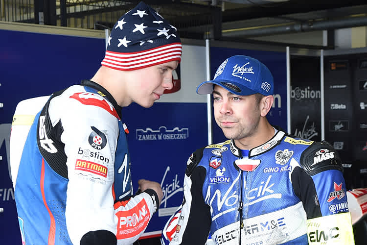 Schon 2019 fuhr Gino Rea (re.) für das Wójcik Racing Team