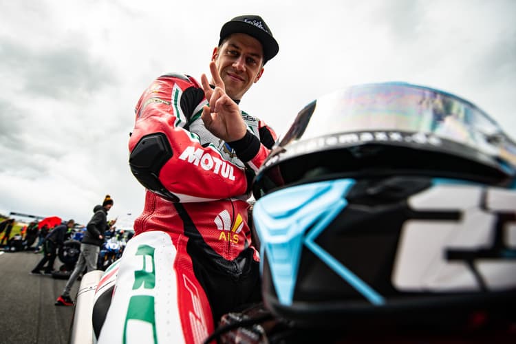 Marcel Schrötter im MV Agusta-Design