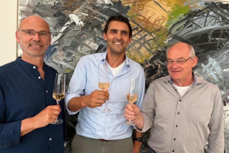 Dirk Debus (2D), Camiel Slaats (MyLaps) und Rainer Diebold (2D)