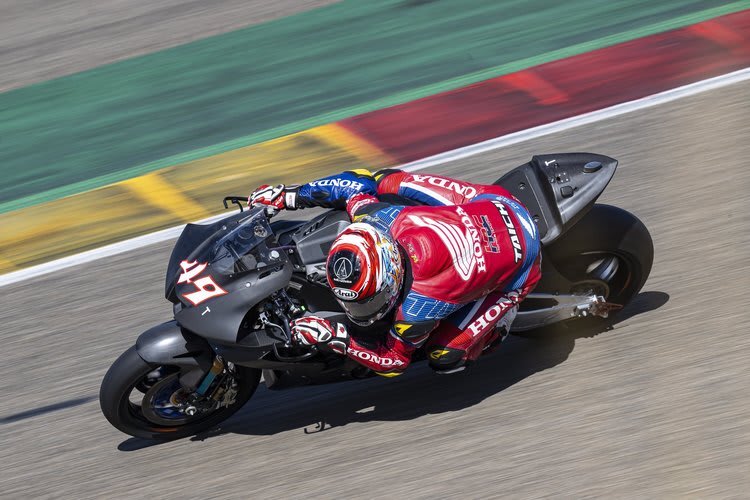 HRC-Testfahrer Tetsuta Nagashima