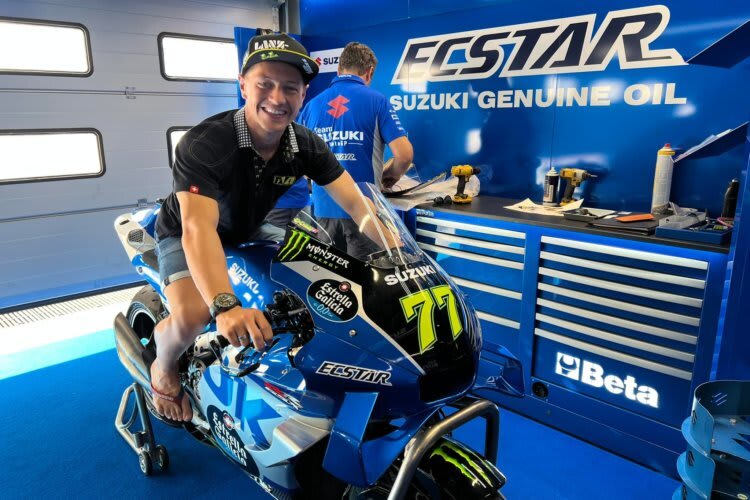 Die Vorfreude ist bei Dominique Aegerter offensichtlich