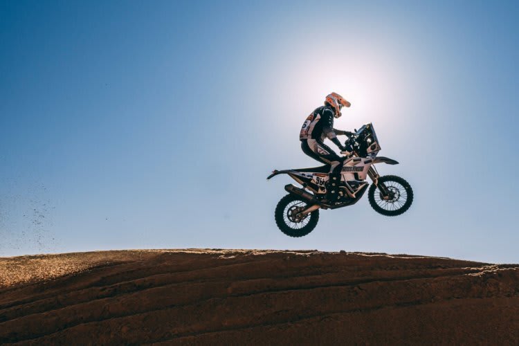 Die Motorradpiloten haben einen Tag Pause