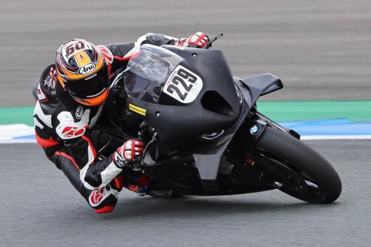 Michael van der Mark bei einem Track-Day in Assen
