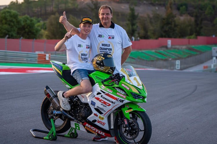 Jeffrey Buis und Teameigner Ludo van der Verken