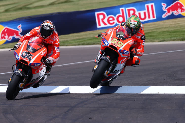 Nick Hayden und Andrea Dovizioso: Beinharte Kämpfe auf der Strecke