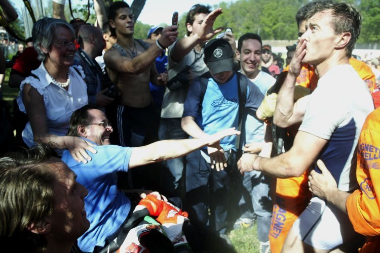 Frankie Chili war ganz nahe an den Fans