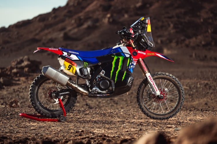 Die neue Honda CRF450Rally soll die Dakar 2024 gewinnen