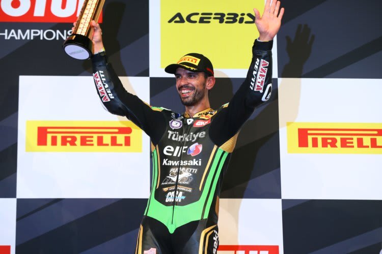 Nur Kenan Sofuoglu fuhr mit der Kawasaki regelmäßige Top-Ergebnisse ein