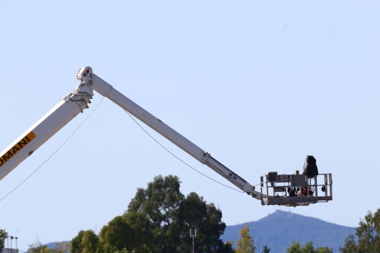 Kameramänner in Barcelona müssen schwindelfrei sein