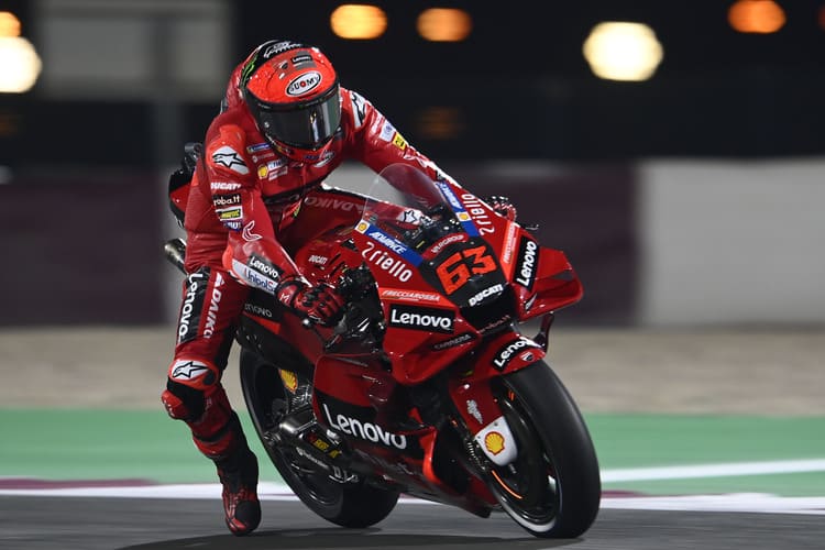 Pecco Bagnaia: Die Bremsscheiben glühen