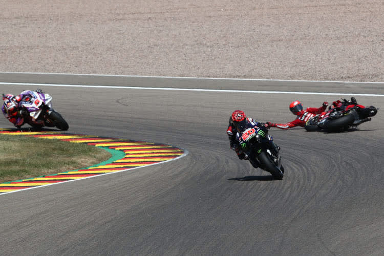 Die Vorentscheidung in der WM? Quartararo fährt auf und davon, Bagnaia stürzt