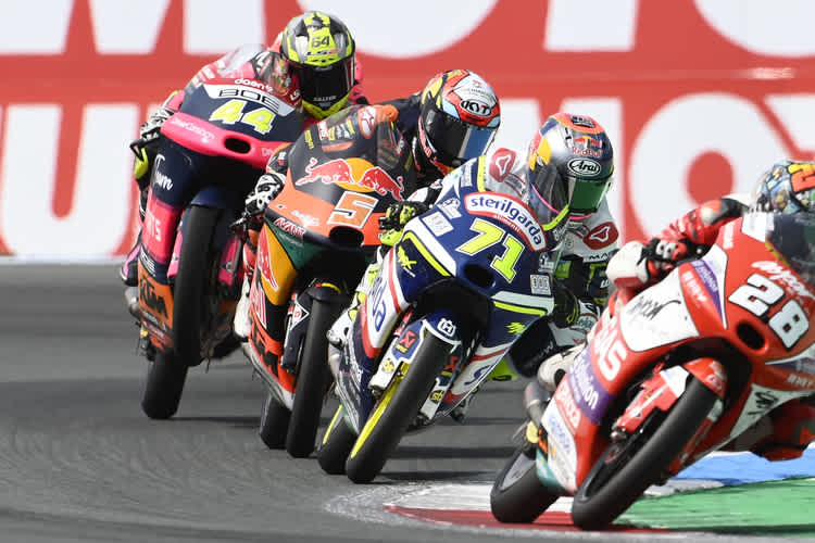 Neben Ayumu Sasaki fuhren auch Izan Guevara und David Muñoz im Red Bull Rookies Cup