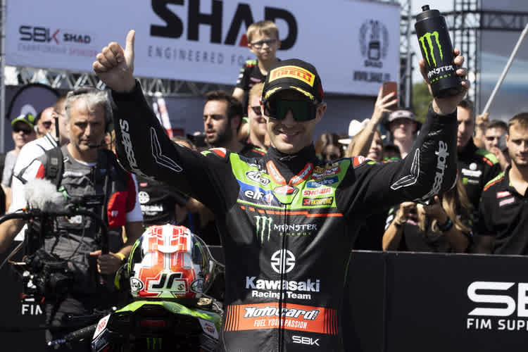 Jonathan Rea wurde am Samstag Zweiter in Donington