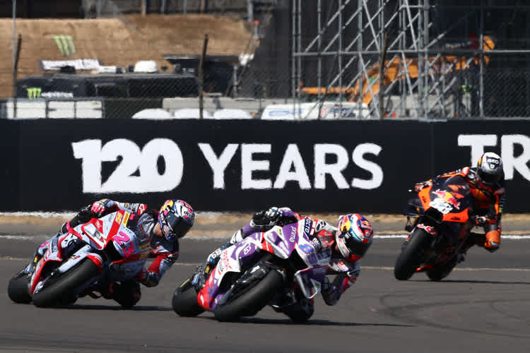 Jorge Martin im Kampf mit Enea Bastianini