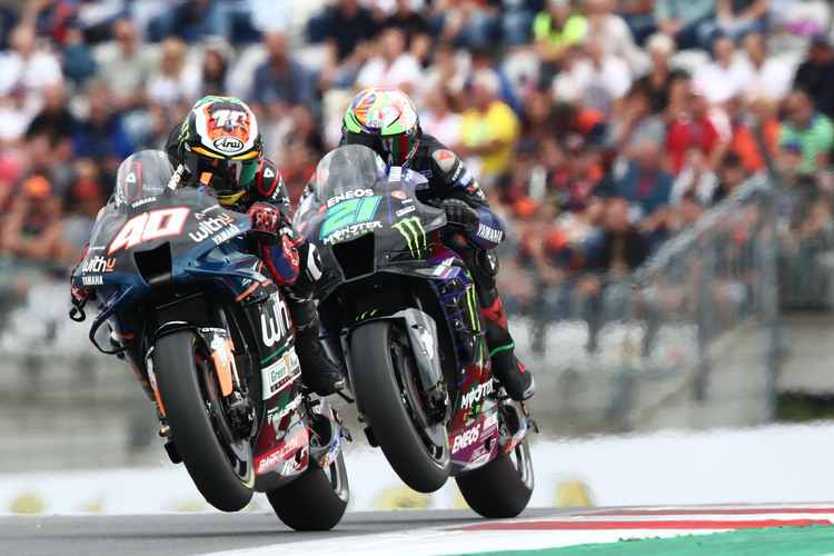 Darryn Binder im Kampf mit Franco Morbidelli