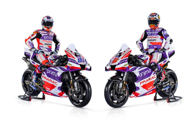 Jorge Martin und Johann Zarco im 2023er-Look