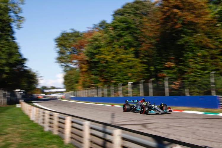 Lewis Hamilton: Ein seltener Moment der Einsamkeit in Monza