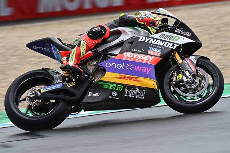 Domi Aegerter im Regen von Assen