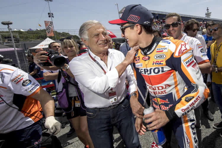 Giacomo Agostini und Marc Márquez