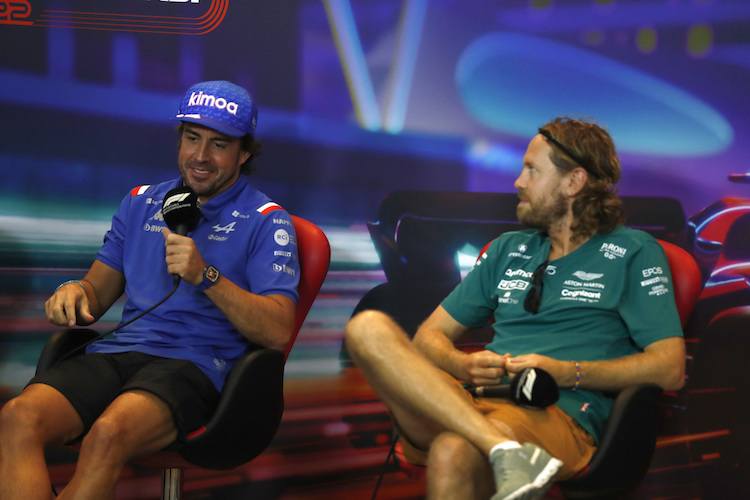 Fernando Alonso und Sebastian Vettel