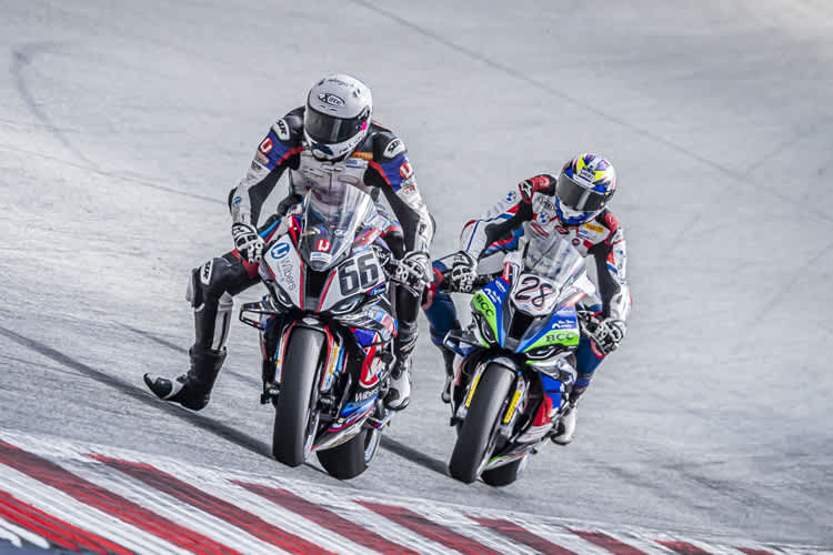 Alt (66) vor Reiterberger (28). Im Ziel war es wieder andersherum