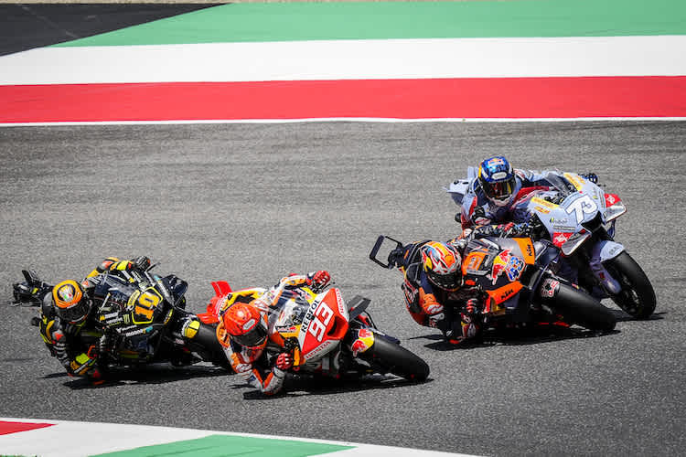 Als Alex Márquez in der ersten Kurve nicht bremsen konnte, bekam er es mit der Angst zu tun, wie er erzählte